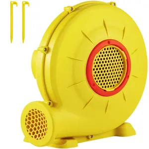 VEVOR Inflatable Blower, 380W450W, 0.5 0.6 HP Bounce House Blower, Pump Commercial Air Blower for Inflatables, Bouncy Castle Electric Air Blower Fan Perfect for Bounce House, Waterslides, Yellow