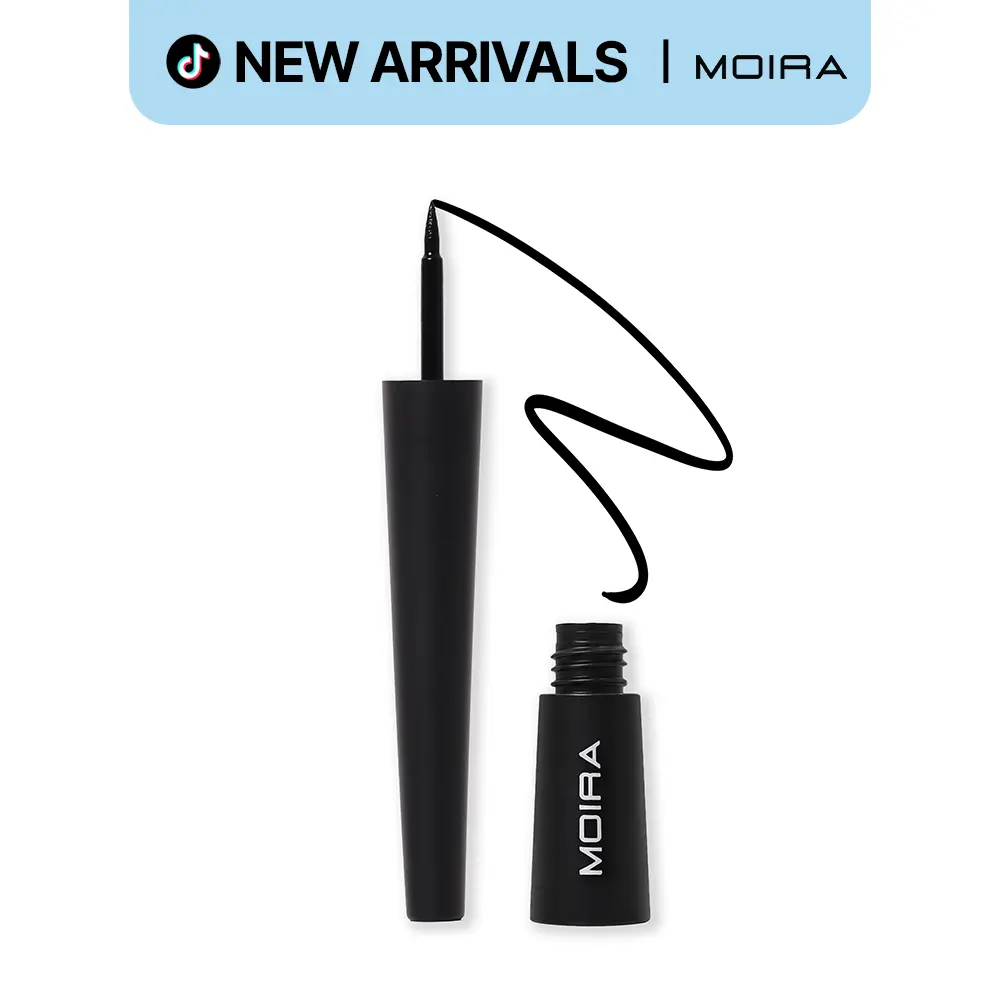 MOIRA | 24HR Ink Dip Liner (001, Black) | Bold Waterproof Dip Eyeliner for Long-Lasting Precision