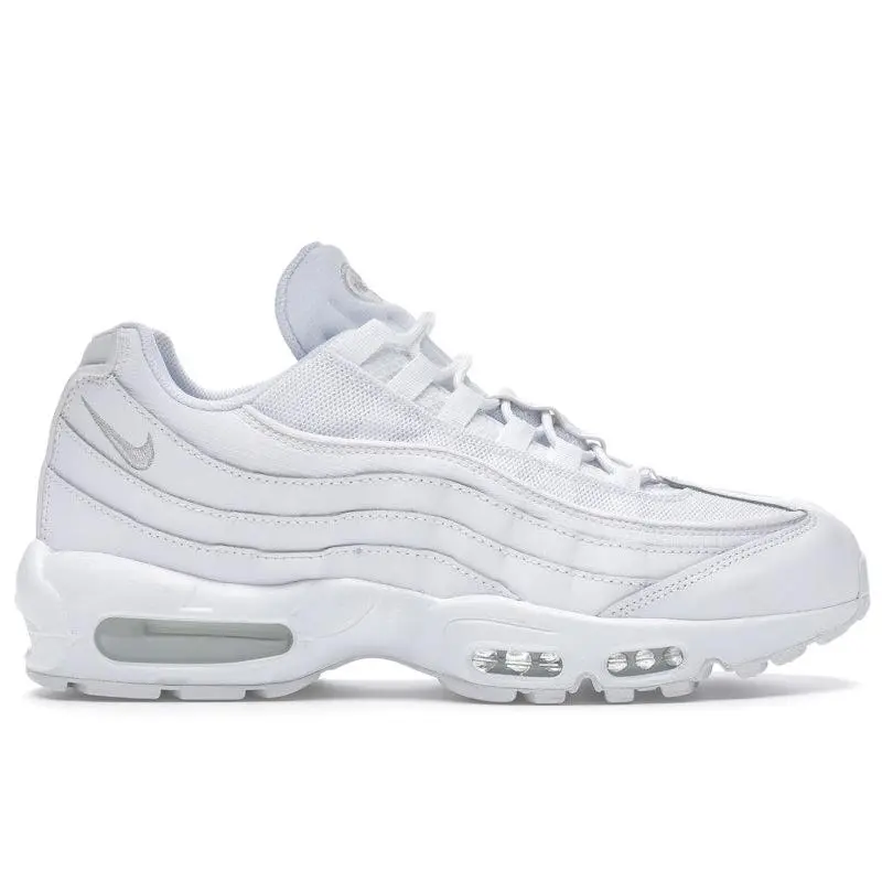 Nike Men's Air Max 95 Essential White Grey Fog Running Shoes, from StockX