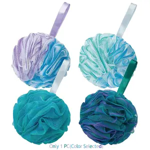 Large Bath Sponge Loofah, Exfoliating Body Scrub Ball, Effective Cleaning for Women Men Kids, Gentle Skin Care, Durable Bathroom Accessory