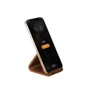 Black Walnut Solid Wood Simple Creative Phone Stand Desktop Support Holder Organizer