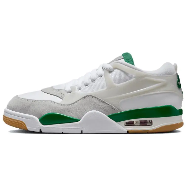 Air Jordan 4 RM 'Pine Green' Sports Shoes, High Top Leather Mesh Outdoor Sneakers with Aesthetic Design