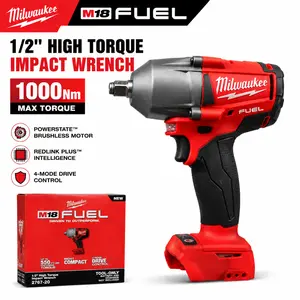 Milwaukee M18 FUEL 2767-20 1000N·m 1/2" High Torque Impact Wrench Brushless Cordless Power Tool
