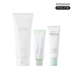 [mixsoon Official Shop] Centella Compact Set — Only the Must-Haves: Cleanser, Moisturizer, and Sunscreen