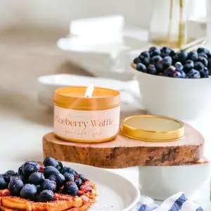 Blueberry Waffle Travel Tin Candle - 4oz