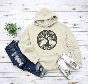 Tree of Life Hoodies for Women- Plus Size Clothing Available- Cozy Plant Lady Sweatshirt- Boho Nature Hoodies