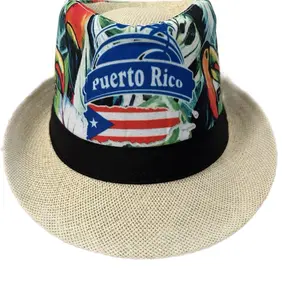 Fedora hat Puerto Rico design/unisex