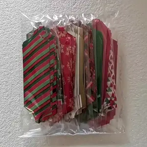 12-Piece Christmas Gift Bow Set, 5-Inch Plastic Ribbon Bows, and Gold Colors, Perfect for Holiday Gifts & Decoration