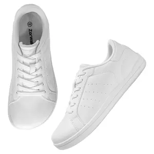 ZorWalk W007 Unisex Wide Barefoot Shoes for Men & Women Minimalist Zero Drop Leather Sneakers with Memory Foam Insole & Non-Slip Sole