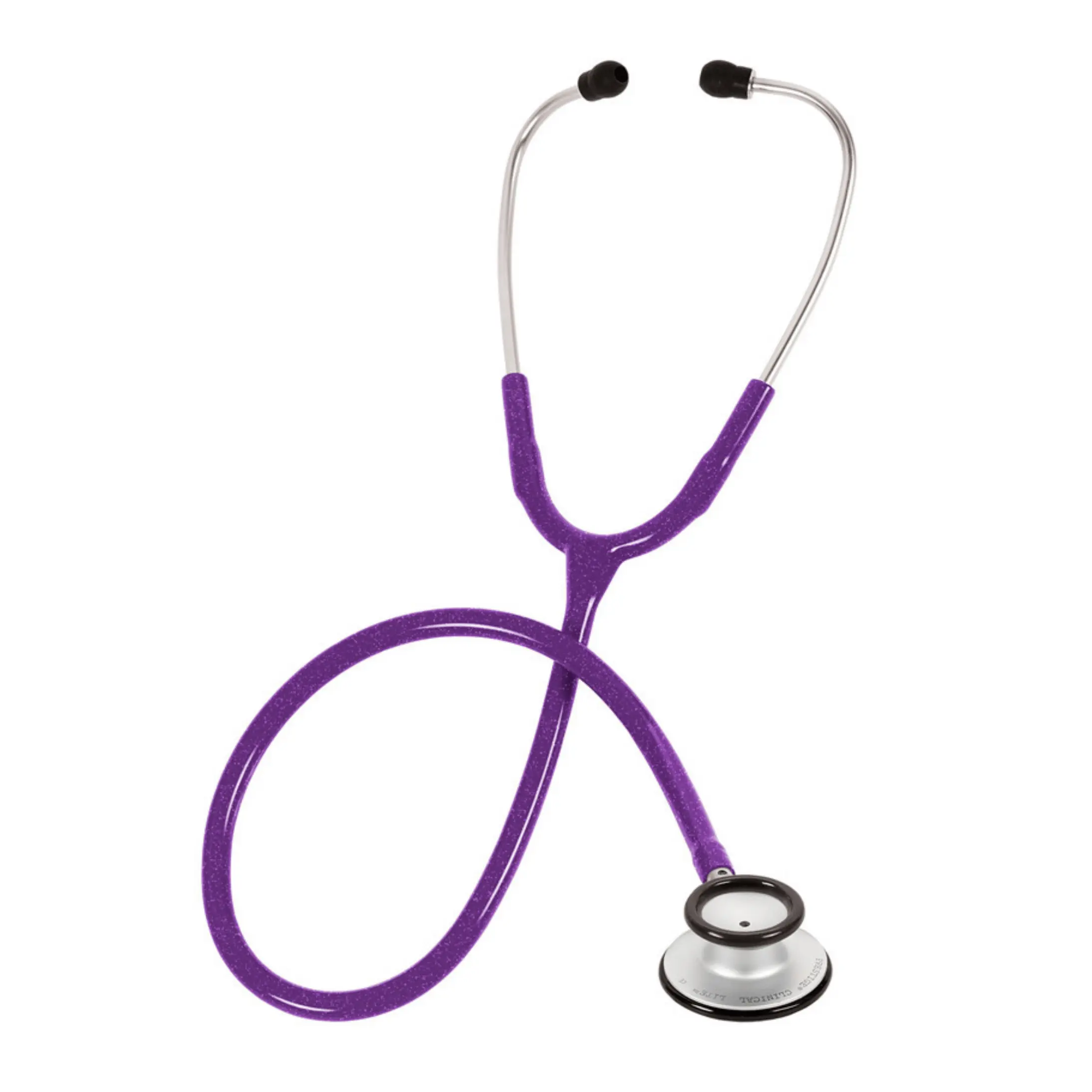 Clinical Plus Stethoscope - Thick Bells, Lightweight Design, Dynamic Sound Range, Sound Isolation, Stainless Steel Components, PVC Parts, ID Tag Compatible for Enhanced Auditory Clarity, Essential for Healthcare Workers (Medical, Laboratory Use)