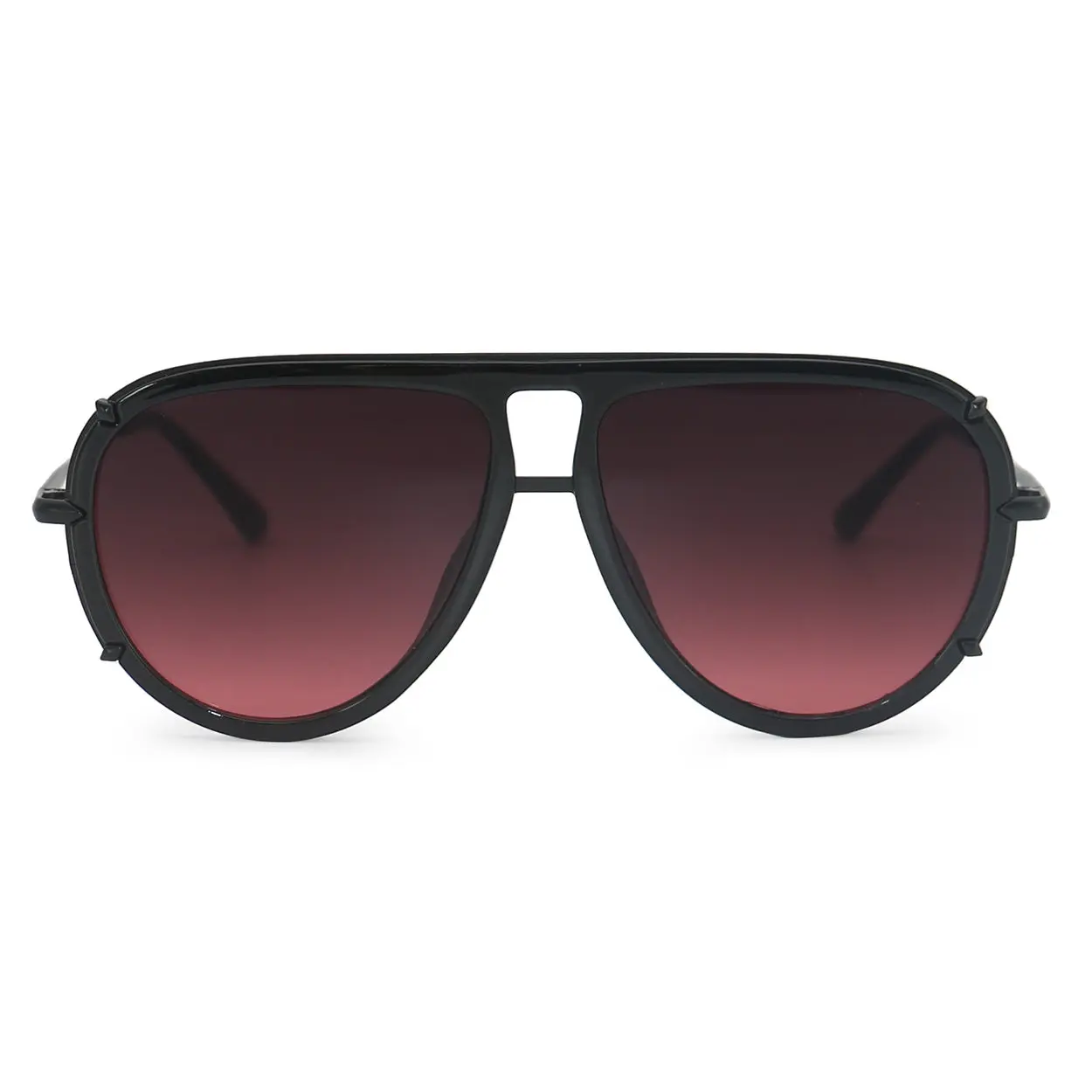 Ivy Luxe - Ruby - Tangle Free Round Aviator Sunglasses - Certified Shatter-Resistant Lenses - UV400 - For Women & Men