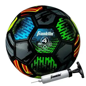 Franklin Sports Mystic Soccer Balls - Soccer Ball and Air Pump Sets - Multiple Size Soccer Balls - Soft Cover - Perfect for Kids and Adults