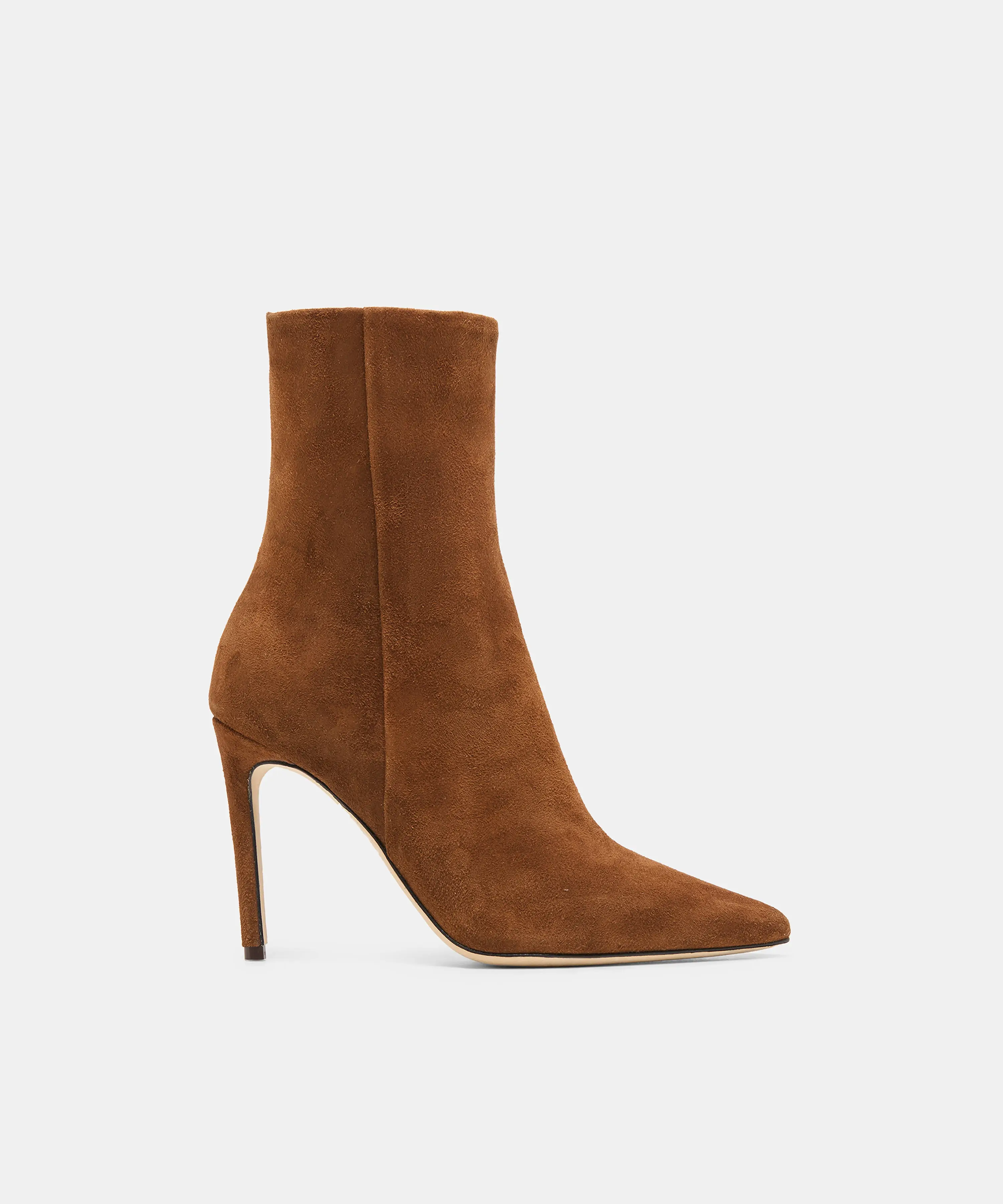 DANITY BOOTIES CHESTNUT SUEDE