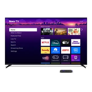 Roku Smart TV – 75- Inch Pro Series, 4K QLED Mini-LED TV – Roku TV with Backlit Voice Remote Pro