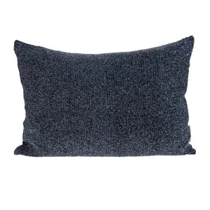 Parkland Collection PILM21453 Aster Transitional Metalic Blue Rectangle Throw Pillow