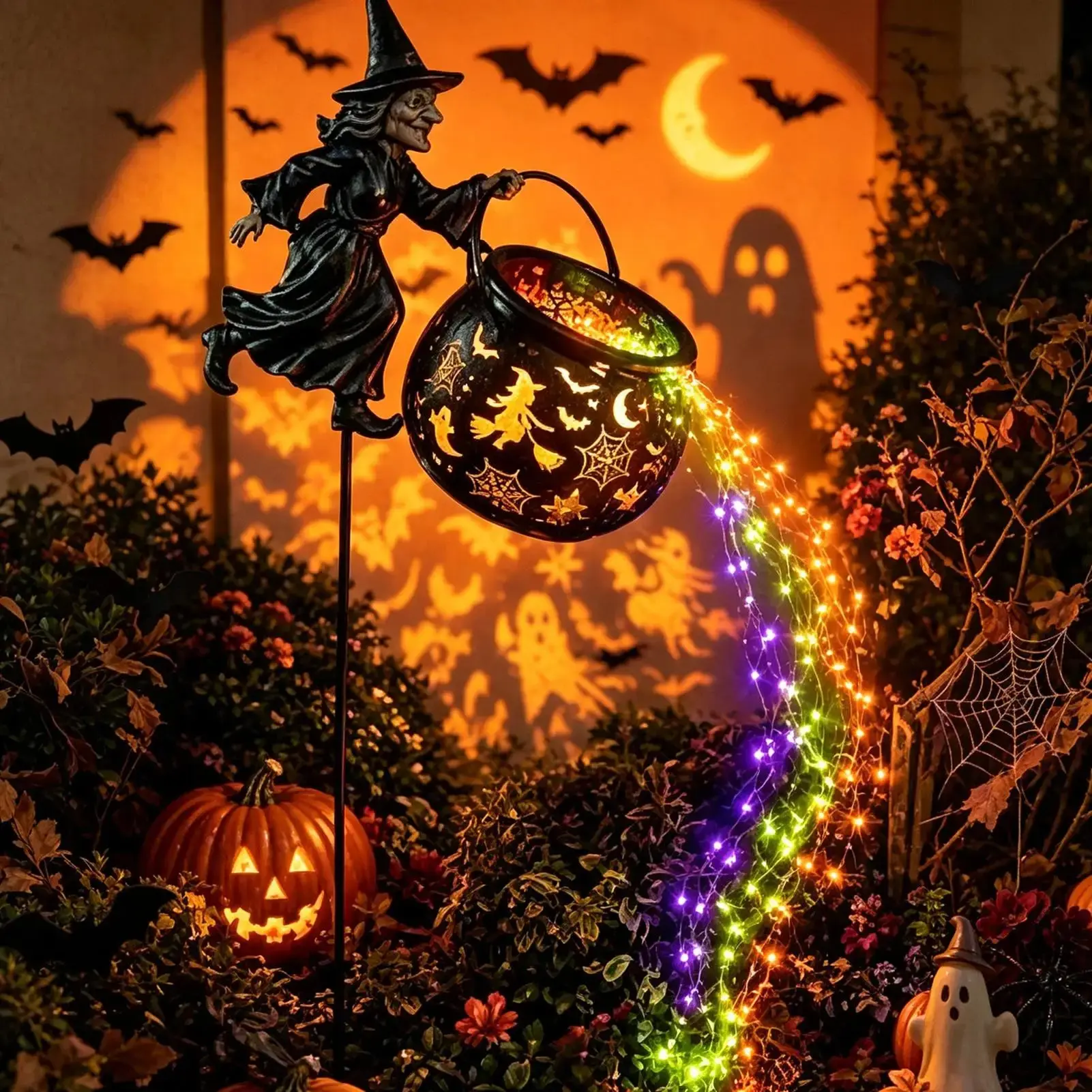 ECO CREST - Witch Cauldron Garden Light