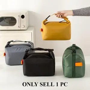 extra large insulated lunch bag, perfect for office, commuting, school, picnics, Non-food contact lining, insulated & leak-proof, compatible with salad and sandwich boxes, Oxford fabric, multiple colors available, Durable Lunch Bags