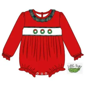 Holiday Wreath French Knot Bubble (Ships October 2023)