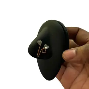 DOUBLE LOVE Nose Cuff Non-Piercing Jewelry in Silver Gold Copper & Bronze Tarnish Resistant Wire Fashion AccessoryLove