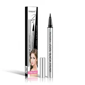 [YANQINA] Waterproof eyeliner pen, waterproof for 24 hours, cream gel eyeliner pen | vegetarian silky smooth black