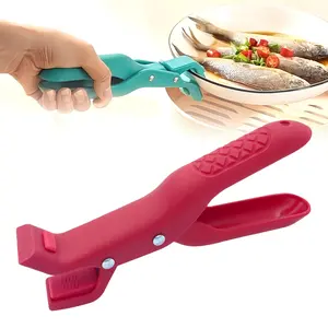 Kitchen Grabber Heat Resistant Non-Slip Bowl Plate Holder, Cooking Serving Tool, Kitchen Accessories, Kitchen Gadget, Holiday Novelty Theme, No Battery Needed, Food Supply Equipment