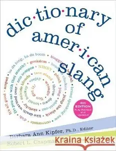 USED-Dictionary of American Slang by Barbara Ann Kipfer (Paperback)