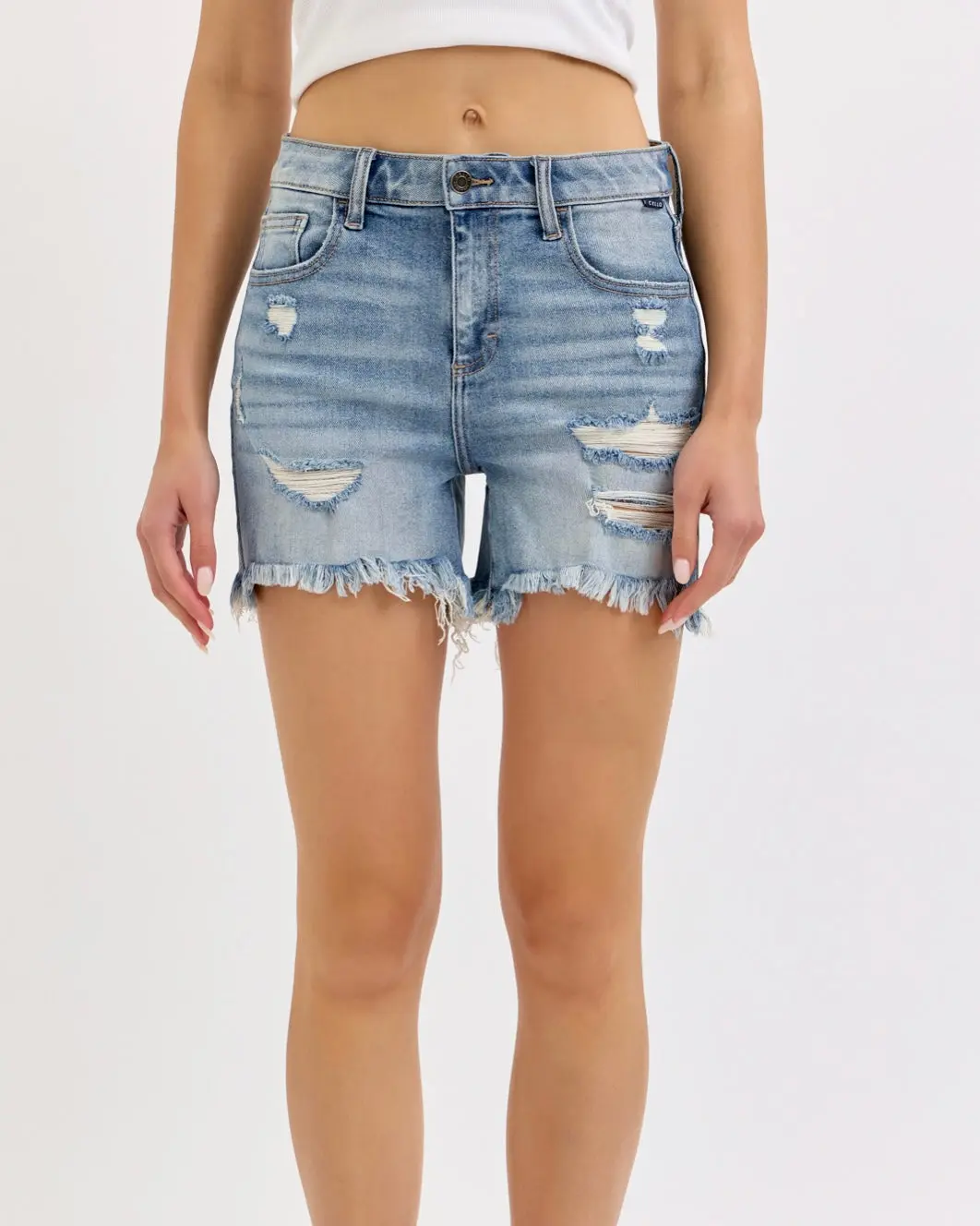 Sadie Shorts (Medium Denim)