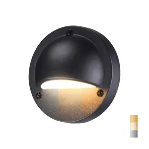 LeonLite® Semisfera Deck & Rail Light - Matte Black - Adjustable Color Temperature