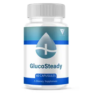 Gluco Steady Blood Support Supplement Pills, GlucoSteady (60 Capsules)