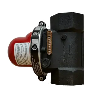 Pacific Seismic Products VT-301 Series 1" 7PSI Vertical Top Inlet Threaded Low Pressure Earthquake Gas Shut-Off Valve