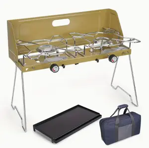 【Deal】Charcoal Grill with Heavy-duty Steel Barbecue BBQ Grill for Outdoor Picnic Backyard Patio and Parties Foldable Design with Carry Bag & Windshield