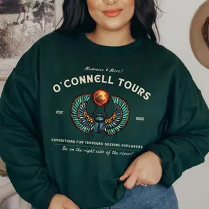 [Sale off up to 50%] O'Connell Tours The Mummy 1999 Geeky Sweatshirt, The Mummy Sweatshirt, Brendan Fraser Shirt, The Mummy 1999 , The Mummy Movie Lover Gift