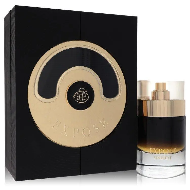 Fragrance World Expose Unisexe Eau De Parfum Unisex — Aromatic Notes, Aquatic Notes, Pepper, 2.7 oz (80 ml) | tonka bean scent, unisex amber woody cologne, fruits, aromatic notes perfume, praline, aquatic notes perfume, guaiac wood, aquatic notes pepper