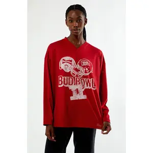 Budweiser Women's Bud Bowl Oversized Long Sleeve Jersey