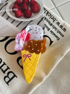 Creative Fashion Multi-Functional Hair Clip, Cute Girl Makeup Hair Clip, High-End Acrylic Hair Accessory, Super Cute Clips, Suitable for Daily Use