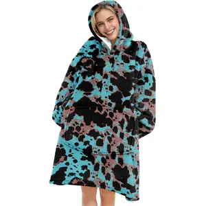 hoodie blanket，Wearable Blanket，Hooded Blanket Sweatshirt, Wearable Blanket Hoodie, Adult Sporty Blanket with Large Pockets, Warm Winter Gift for Women，Christmas Gift,Valentine's Day gift