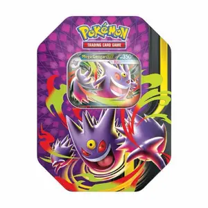 Pokémon Mega Moonlit Tin- Mega Gengar ex (4 booster packs)