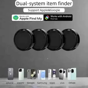 Dual-System Car GPS Tracker, Apple Find My & Android Compatible, Real-Time Tracking, Weatherproof Magnetic Case, Bluetooth-compatible Smart Key Finder
