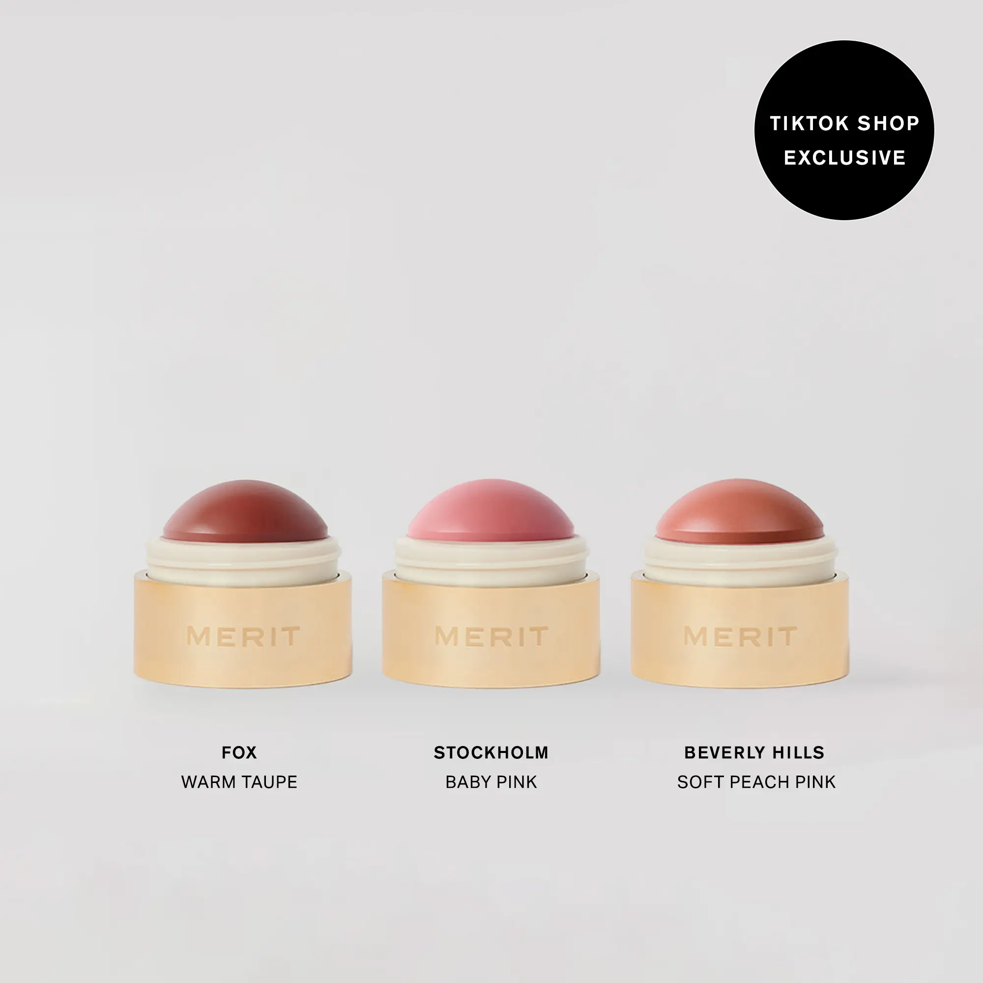 MERIT The Flush Balm Trio Cosmetics Makeup MERIT The Flush Balm Trio Cosmetics Makeup