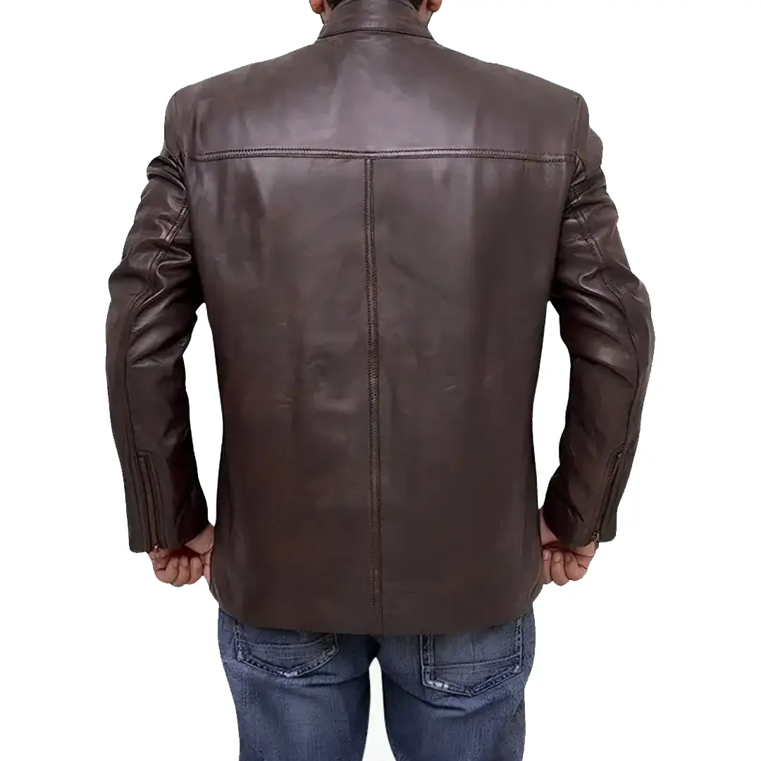 Deadpool Ajax Brown Leather Jacket - TikTok Shop