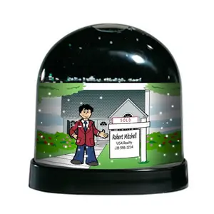 Realtor, Real Estate Agent, Male - NTT Personalized Snow Globe