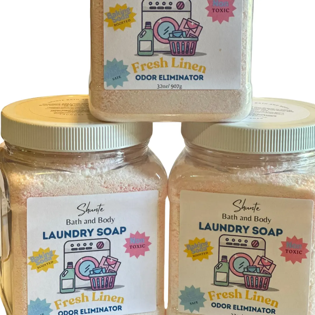 Natural Laundry Soap + Baking Soda Fresh Scent Toxin Free Luxury Laundry Soap