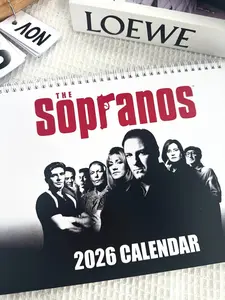 Sopranos 2026 Wall Calendar, Gift For Fan, 2026 Calendar
