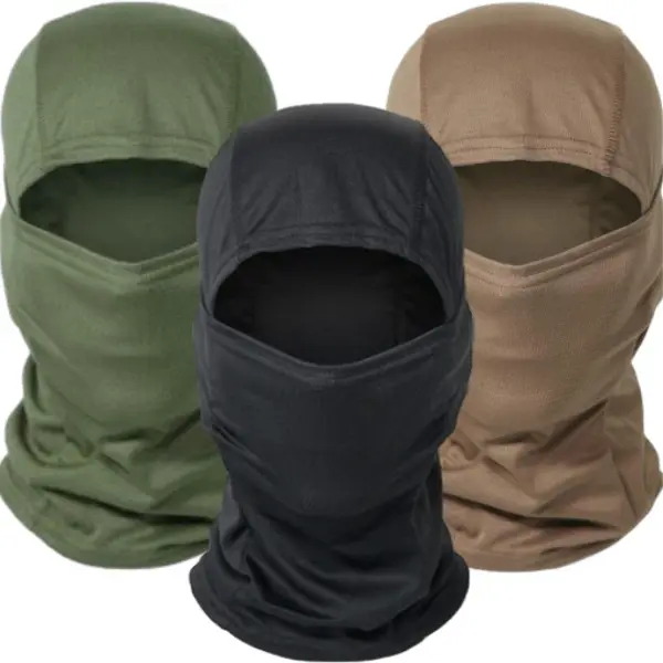 Summer Balaclava Face Mask Men, UPF50+ Breathable Sun Protection | Moisture-Wicking Quick-Dry Mesh, Stretch Full Coverage, 3-Pack, Sweat Absorbing, for Cycling Motorcycle Skiing Hiking Outdoor