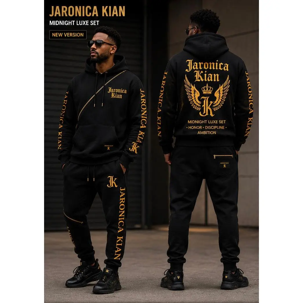 Midnight Luxe Set  The Midnight Luxe Set includes a matching hoodie and sweatpants  Pre-order price: $149— Pre-Order