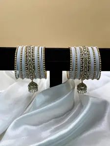 Heera Moti Jhumka Bangle Set