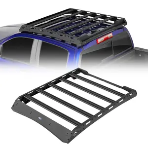 Hooke Road Aluminum Roof Rack Cargo Carrier for 2015-2022 Chevy Colorado & GMC Canyon Crew Cab