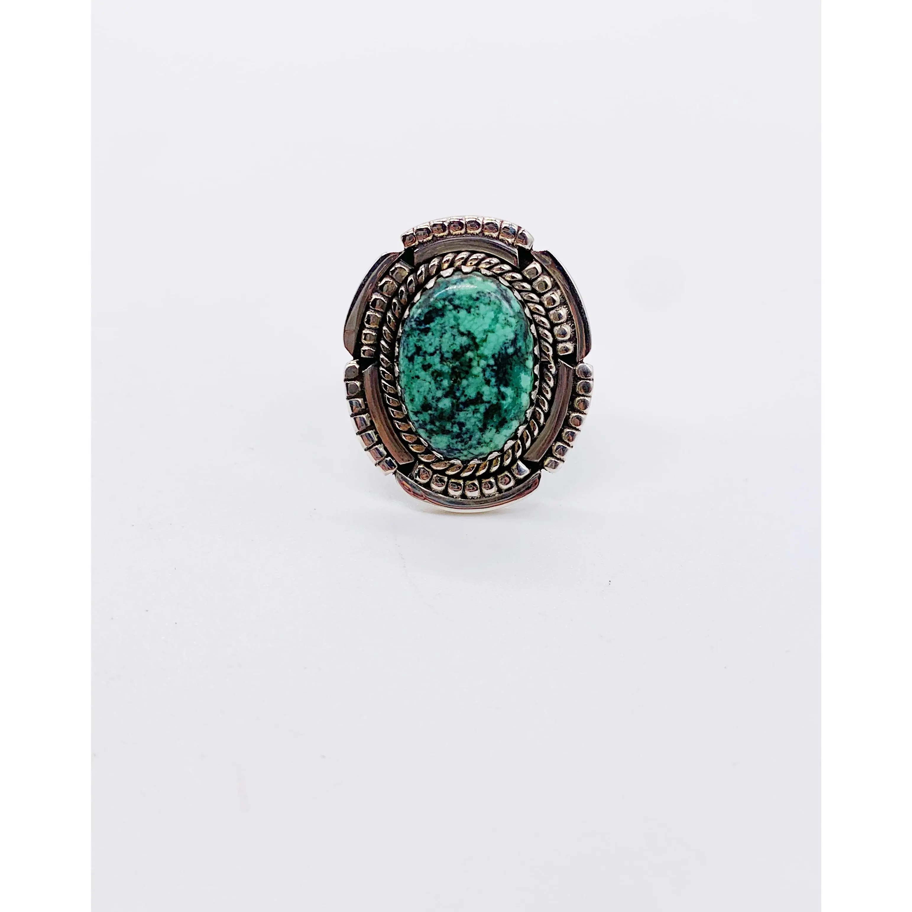 OVAL CHRYSOCOLLA RING