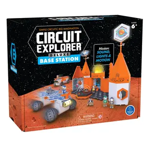 Educational Insights Circuit Explorer Rocket Set, Rover Set, Deluxe Base Space Station Set, Space Building Toy, Gift for Boys & Girls, Ages 6+