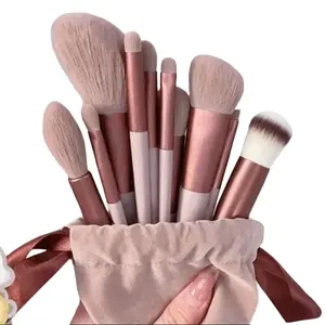 13-Piece Makeup Brush Set for Women, Eyeshadow Foundation Blush Brushes, Soft Cosmetic Tools Kit, Beauty Essentials